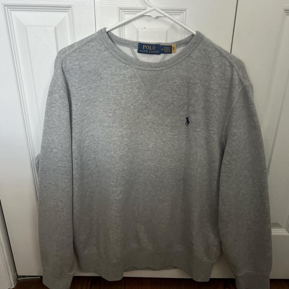 Gray Polo Crewneck